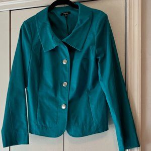 Women's Rafaella Turquoise Blazer - Fully Lined - 10